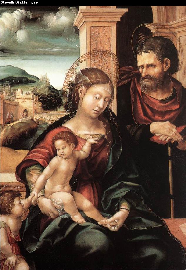 BURGKMAIR, Hans Holy Family with the Child St John ds